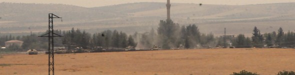 Sınırda sıcak saatler tanklar gönderildi