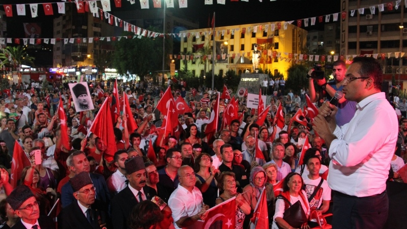 Bornova’da binler zafer için bir araya geldi