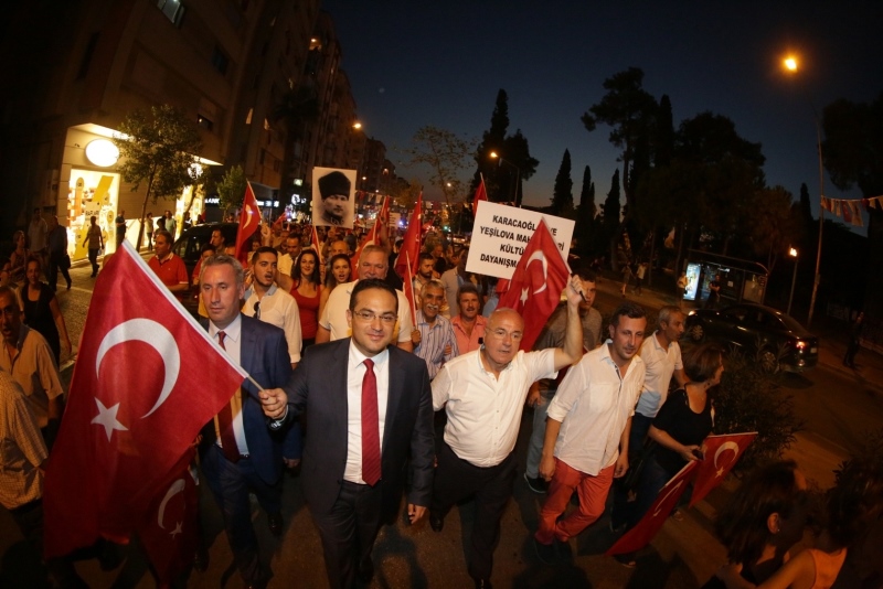 Bornova’da binler zafer için bir araya geldi