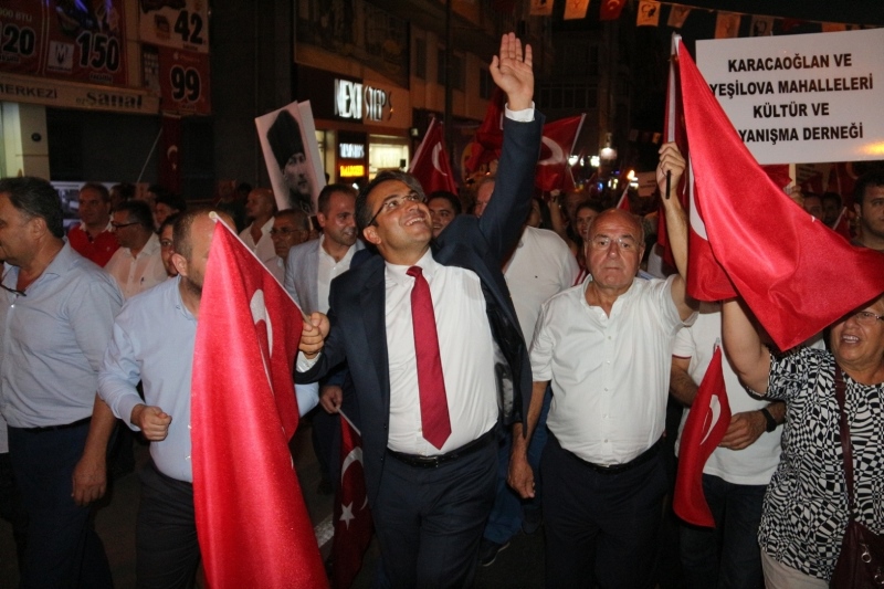 Bornova’da binler zafer için bir araya geldi