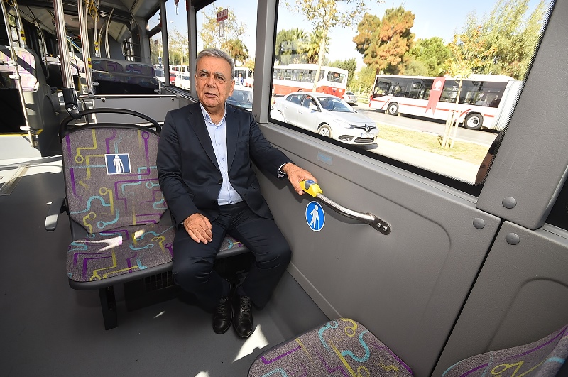 Yeni 60 körüklü otobüs hizmete alındı