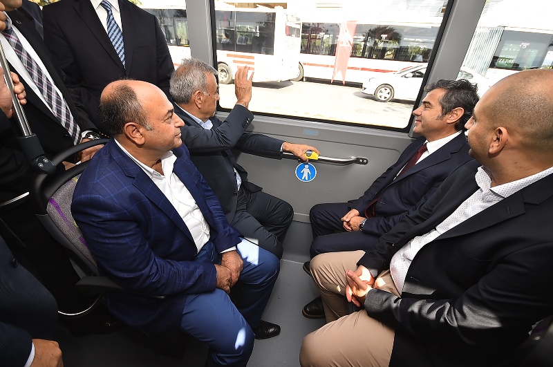 Yeni 60 körüklü otobüs hizmete alındı