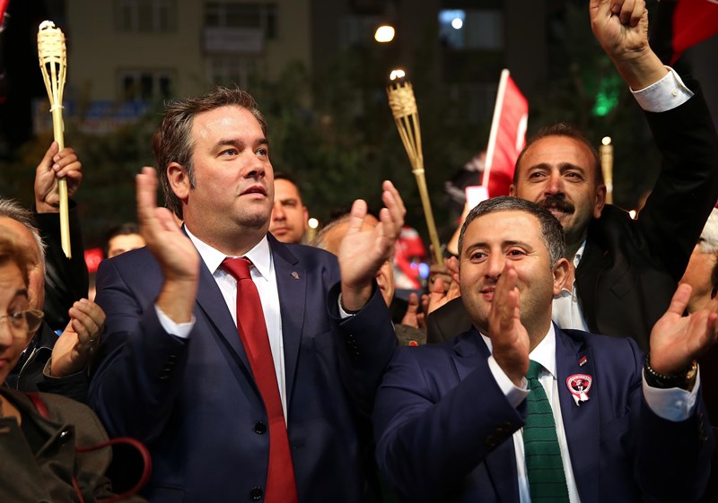Kentin dört bir yanında Cumhuriyet coşkusu