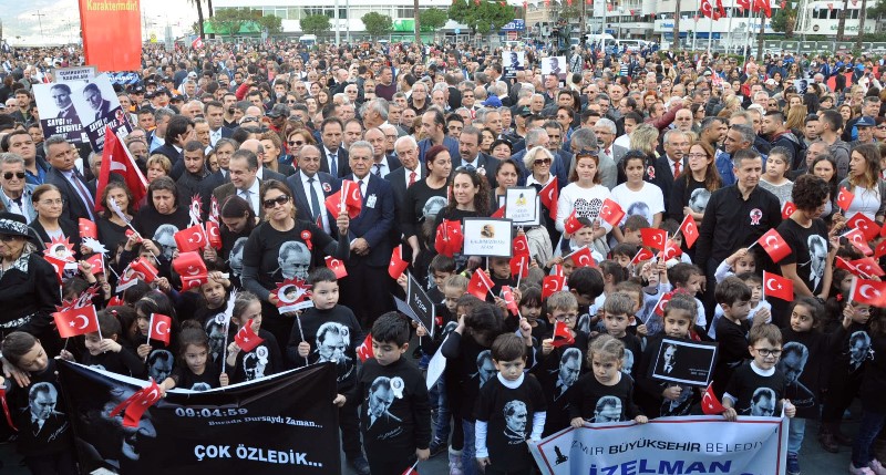 İzmir Ata'sı için tek yürek oldu