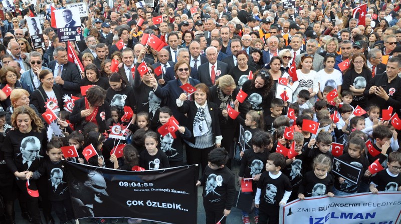 İzmir Ata'sı için tek yürek oldu