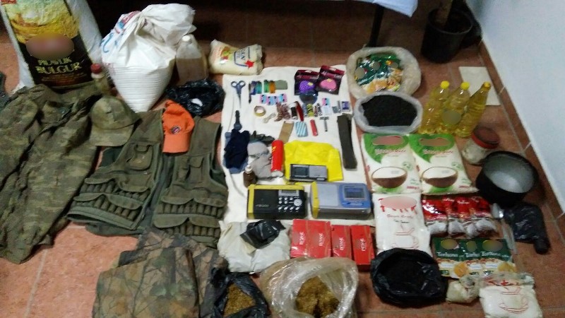 İzmir'de PKK'ya ait cephanelik ortaya çıkartıldı