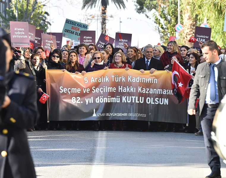 Başkan'dan kadınlara direnme çağrısı