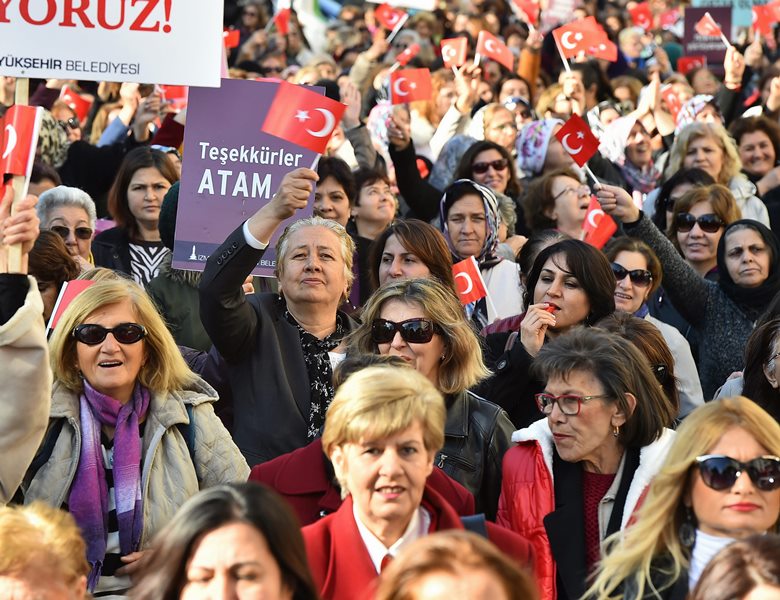 Başkan'dan kadınlara direnme çağrısı