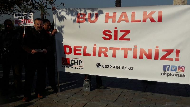 CHP Konak'tan iktidara 'delirttiniz' isyanı