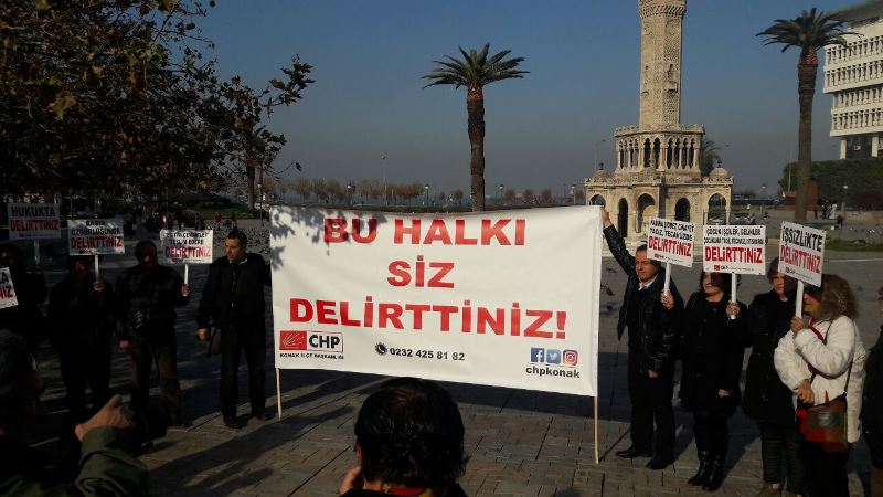 CHP Konak'tan iktidara 'delirttiniz' isyanı