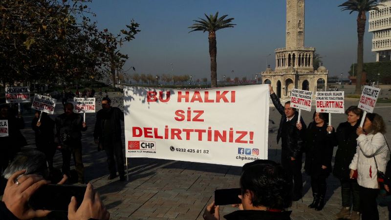 CHP Konak'tan iktidara 'delirttiniz' isyanı