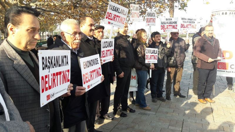 CHP Konak'tan iktidara 'delirttiniz' isyanı