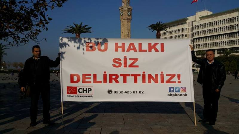 CHP Konak'tan iktidara 'delirttiniz' isyanı