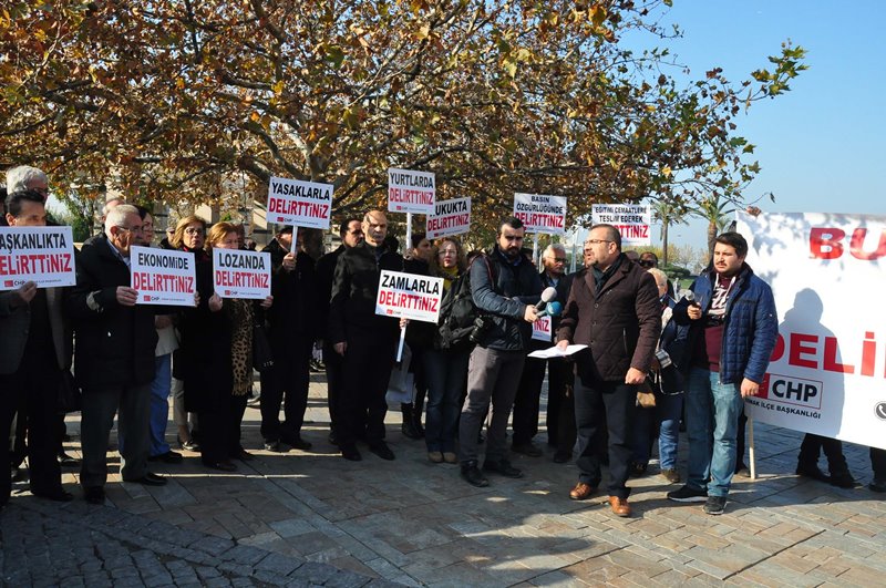 CHP Konak'tan iktidara 'delirttiniz' isyanı