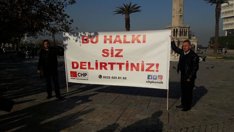 CHP Konak'tan iktidara 'delirttiniz' isyanı