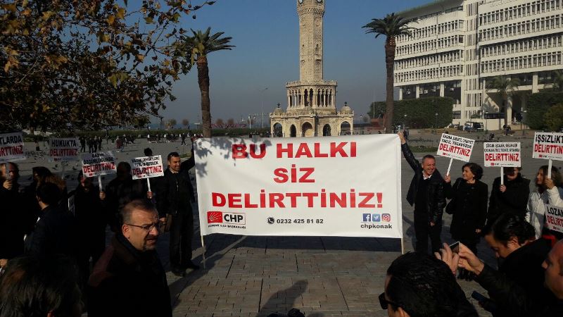 CHP Konak'tan iktidara 'delirttiniz' isyanı