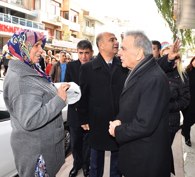 Başkan sahada