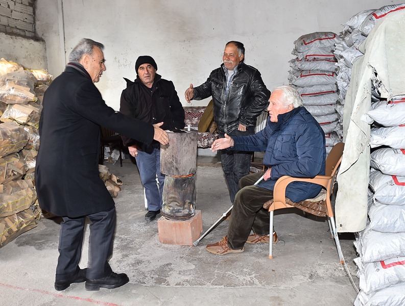 Başkan sahada