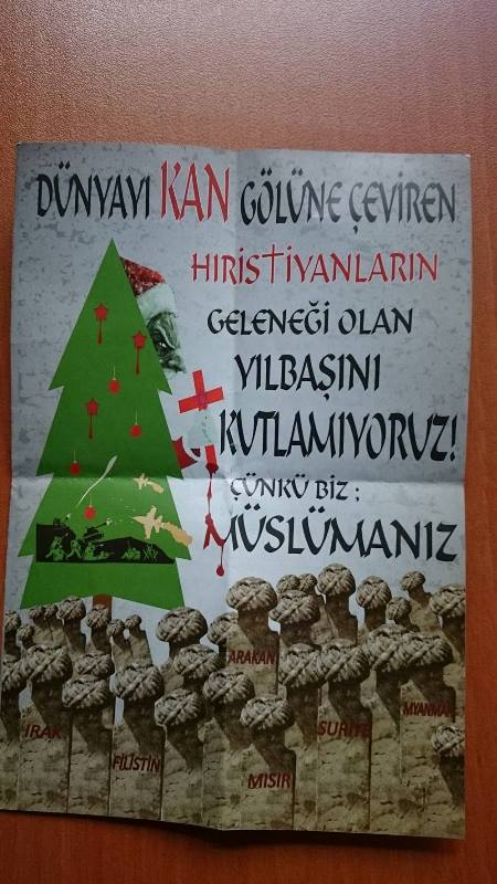 Konak'ta bildiri gerginliği