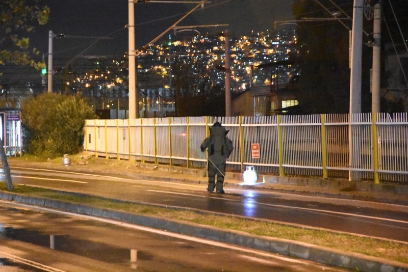 İzmir’de ‘şüpheli tüp’ paniği