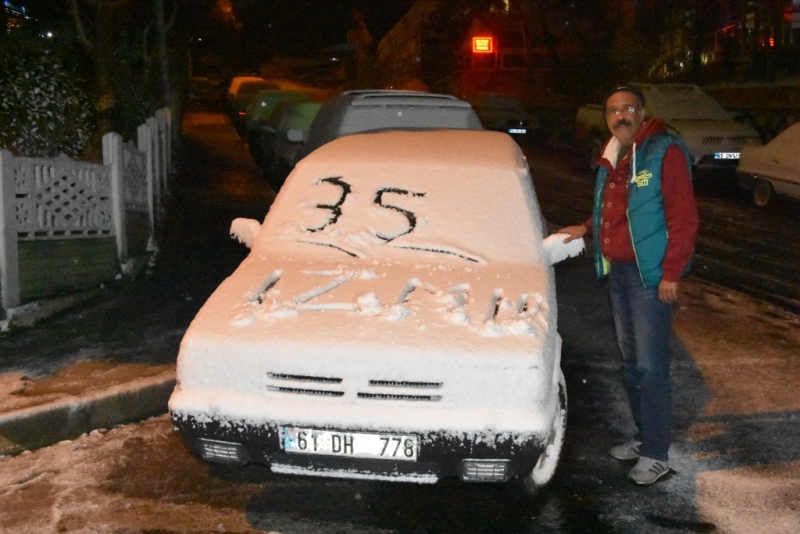 İzmir'de önce sağanak sonra kar!
