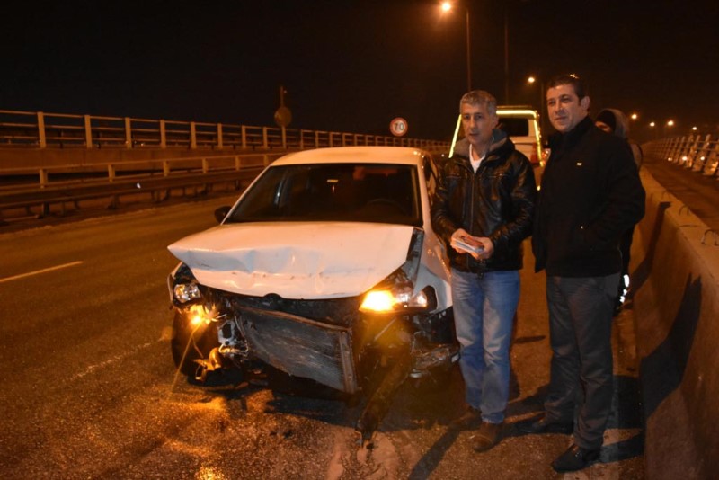 İzmir'de buzlanma kazaları
