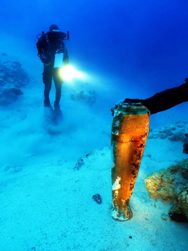 Marmaris'te denizin dibinde bulundu