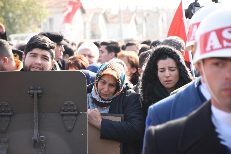 İzmir El Bab şehidini uğurladı