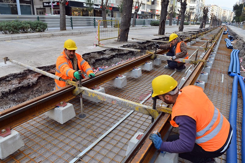 Tramvayda yoğun tempo