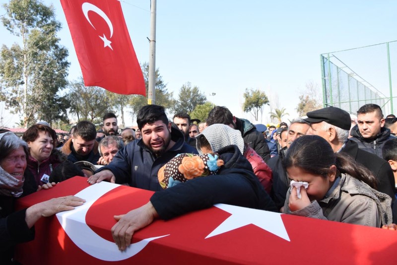 İzmir El Bab şehidini uğurladı