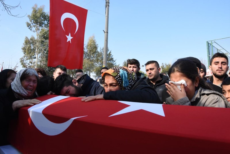 İzmir El Bab şehidini uğurladı