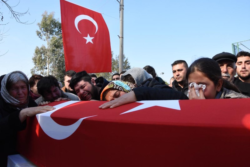 İzmir El Bab şehidini uğurladı