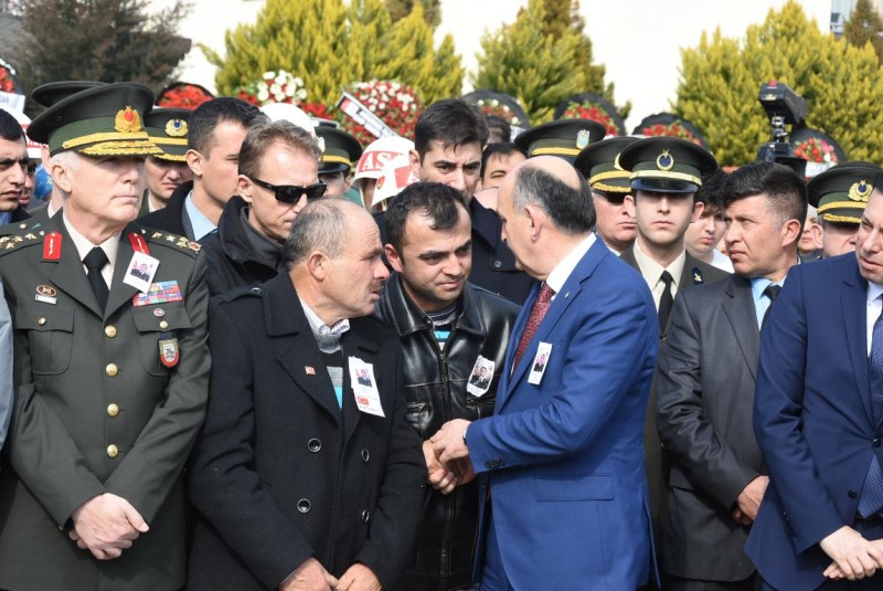 İzmir El Bab şehidi Efiloğlu'nu uğurladı