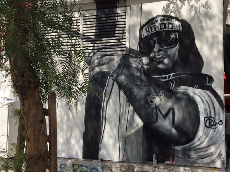 Buca’nın duvarları sanatla boyandı