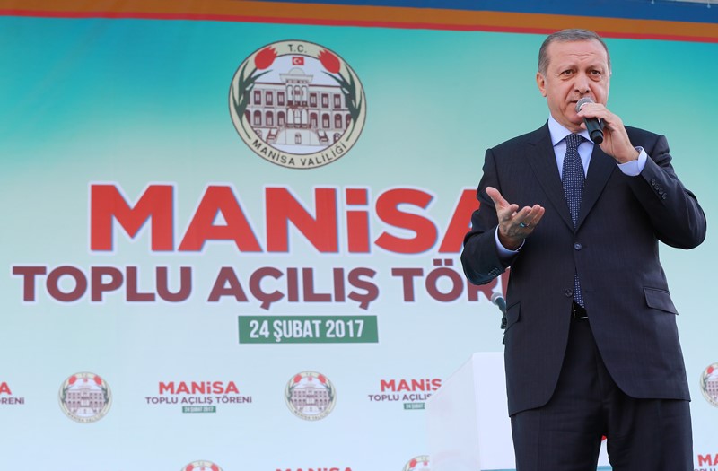 Cumhurbaşkanı Erdoğan Manisa'da