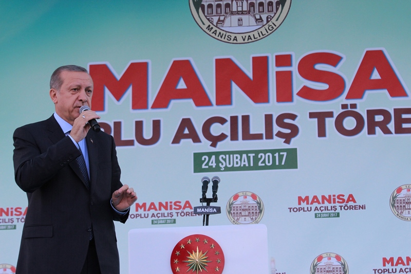 Cumhurbaşkanı Erdoğan Manisa'da