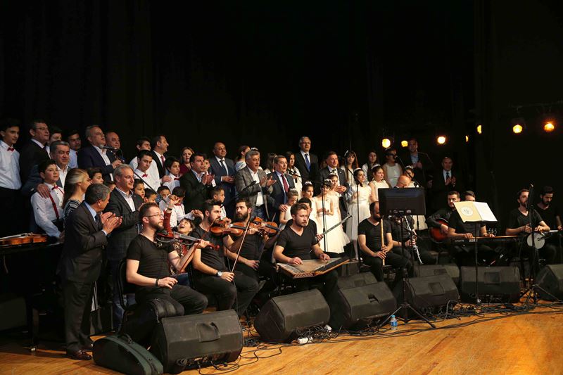 Mülteci çocuklardan ‘barış’ şarkıları