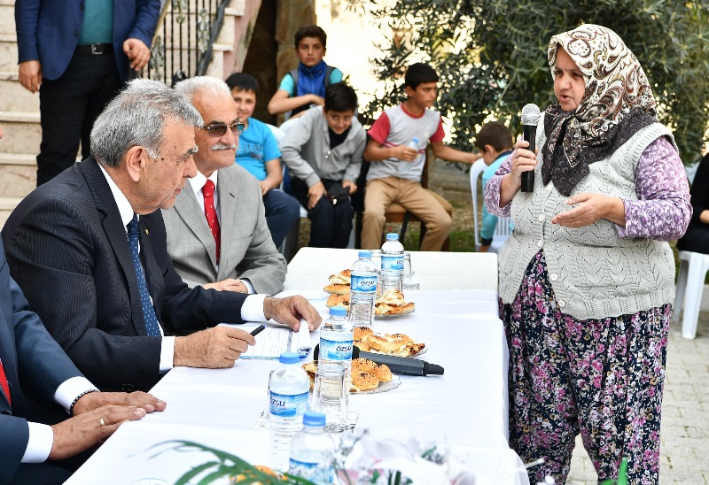 Başkan yollarda
