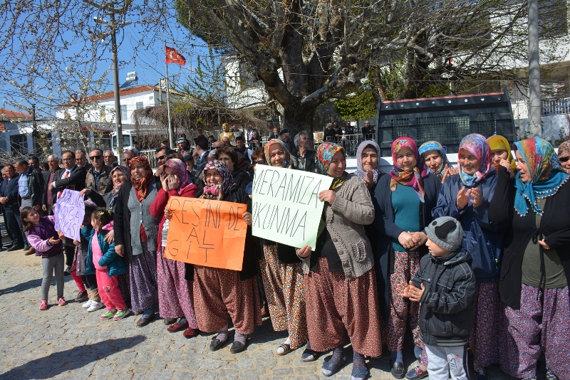 Bergama'da RES'e karşı barikat