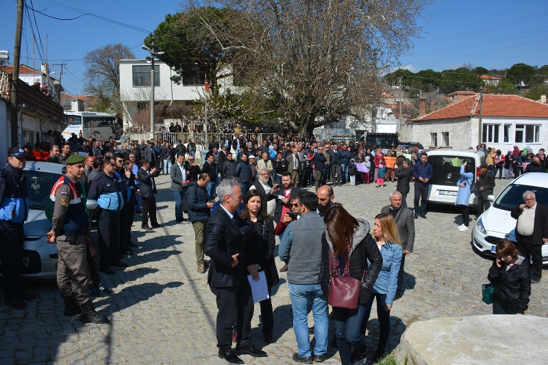 Bergama'da RES'e karşı barikat