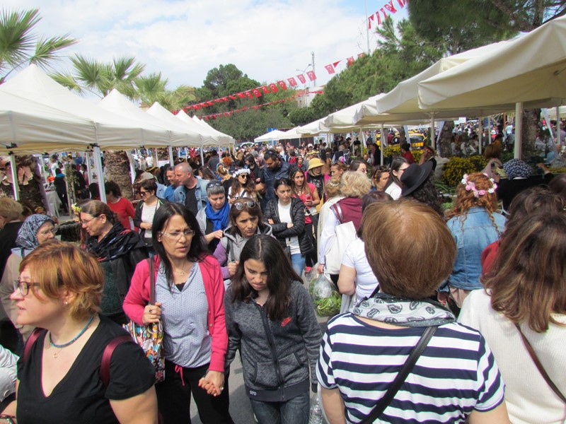 Alaçatı Ot Festivali'nde karnaval havası