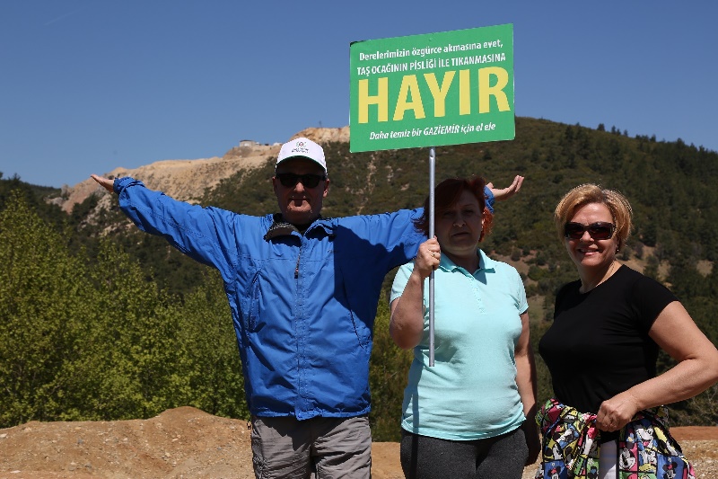 Gaziemir'de yeşil direniş