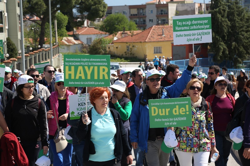 Gaziemir'de yeşil direniş