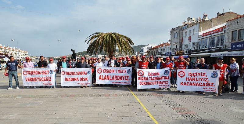 İzmir'de 1 Mayıs coşkusu