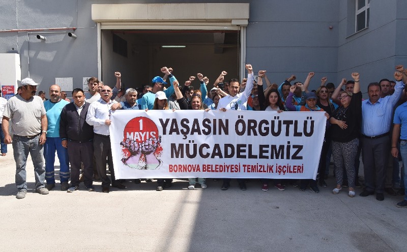 İzmir'de 1 Mayıs coşkusu
