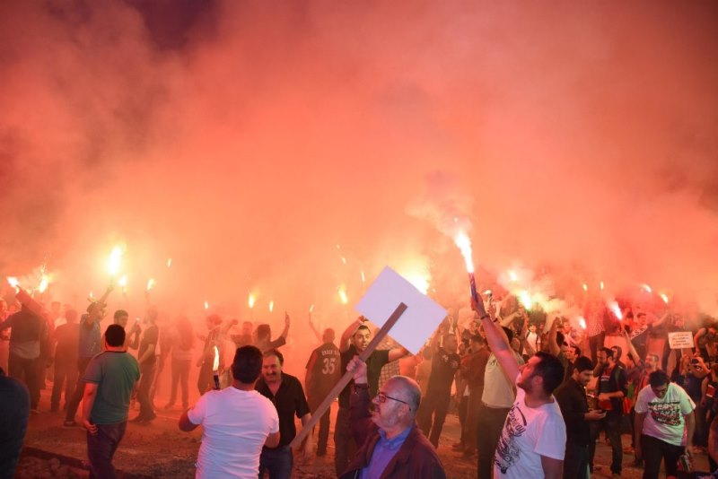 Karşıyaka’dan meşaleli protesto