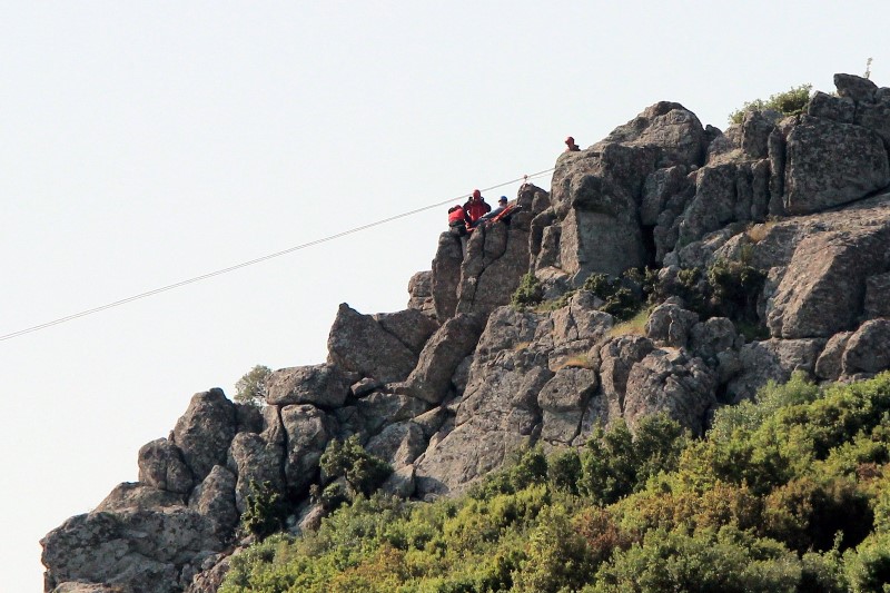 Dumanlı Dağ'da nefes kesen tatbikat