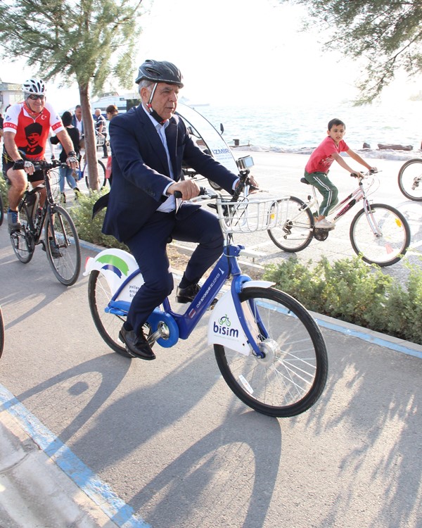 Başkanlar İzmir için pedal çevirdi!