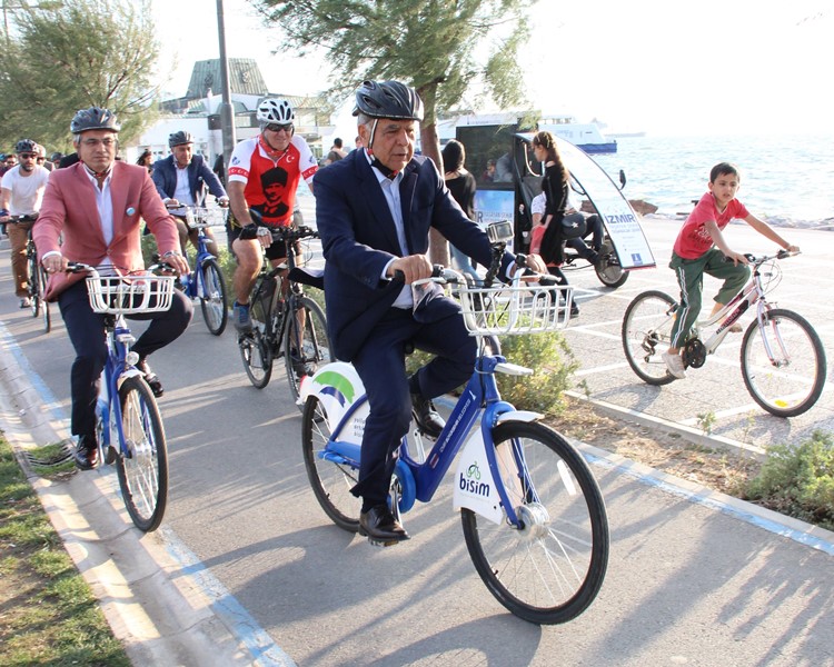 Başkanlar İzmir için pedal çevirdi!