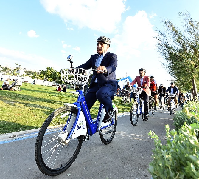 Başkanlar İzmir için pedal çevirdi!